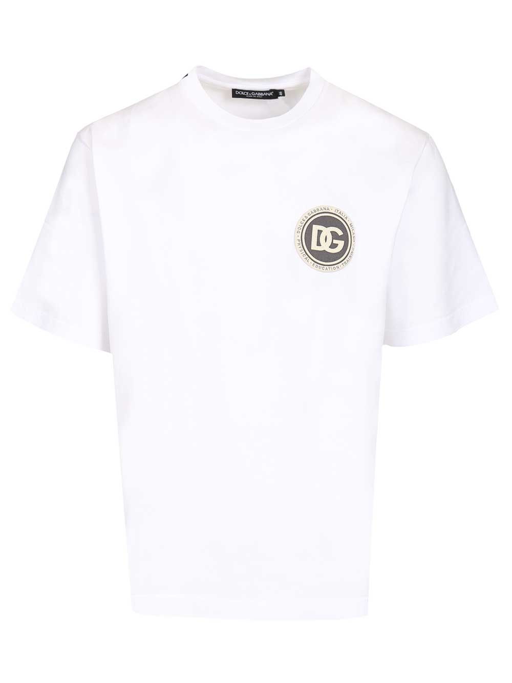 Dolce & Gabbana Jersey T-Shirt - Bianco | f9b1ef871c0f2375c240c358e0a8593963150a19