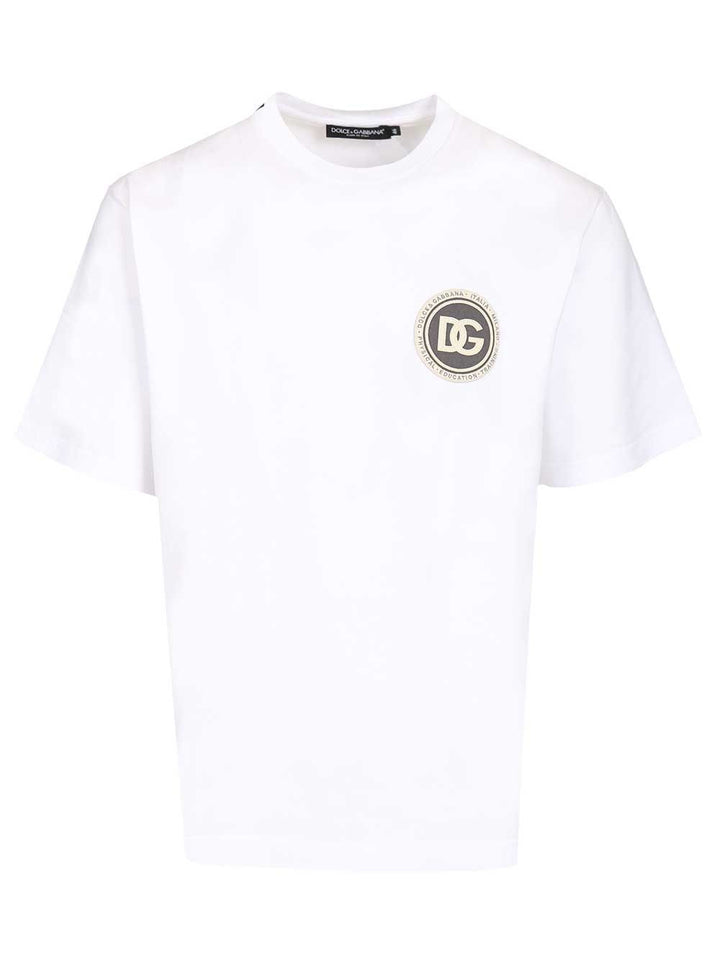Dolce & Gabbana Jersey T-Shirt - Bianco | f9b1ef871c0f2375c240c358e0a8593963150a19