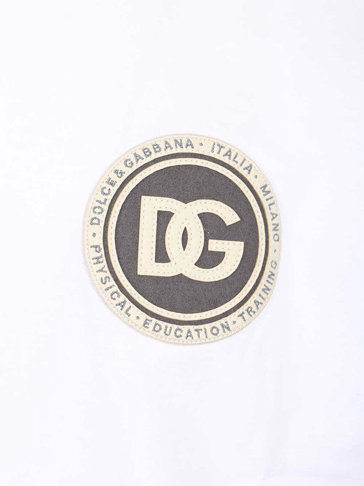 Dolce & Gabbana Jersey T-Shirt - Bianco | e1cf9cfea286c8f7692238383a833b0f398d256d