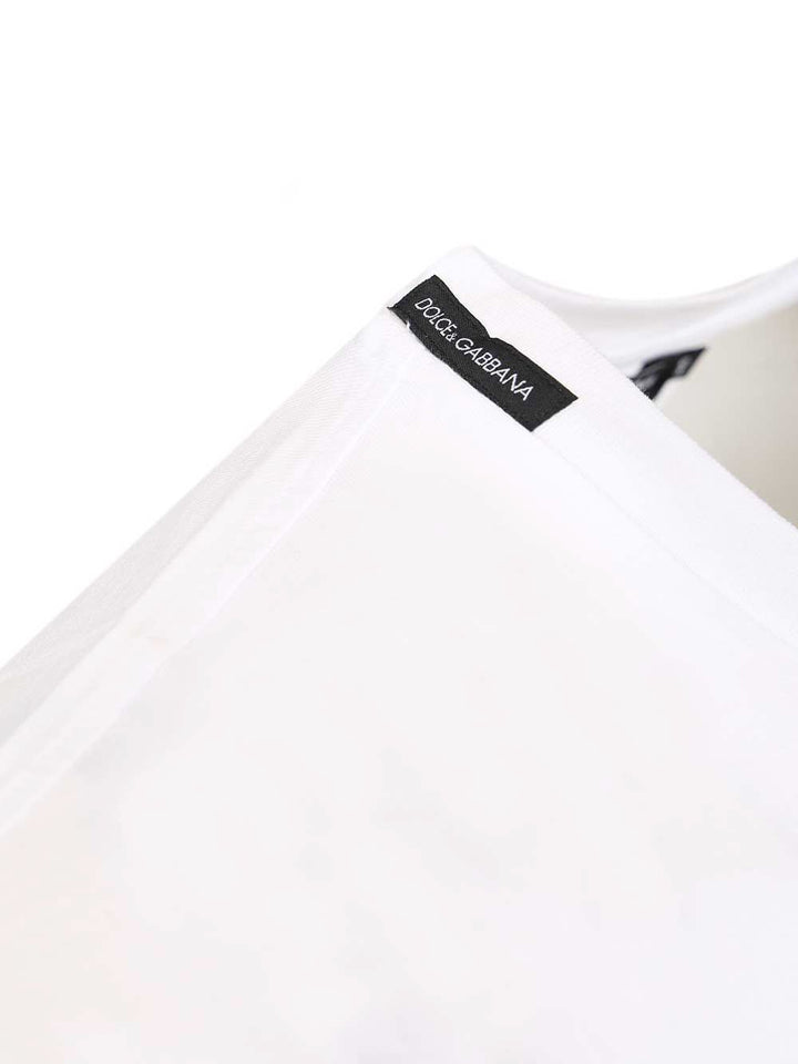 Dolce & Gabbana Jersey T-Shirt - Bianco | f414a2993db2028a2119112b38ba6d6eae6705ee