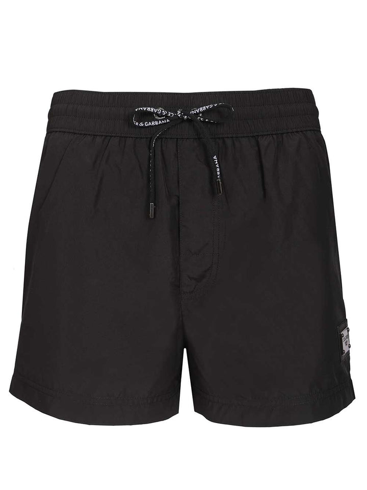 Dolce & Gabbana Beach Boxers Swimwear - Nero | fcbe1b1b329af2da58f3cfc94e682bcff766db1f