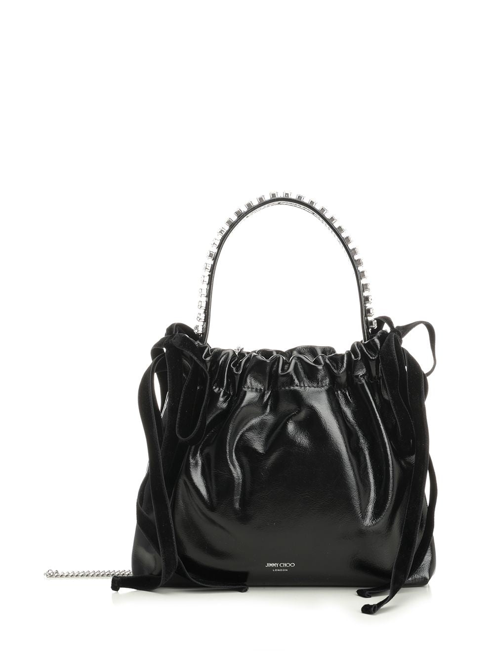 Jimmy Choo Mini Drawstring Bag Handbags - Nero | 7c83e407ba0eb0075490e47f3f7bdf989a58bcea