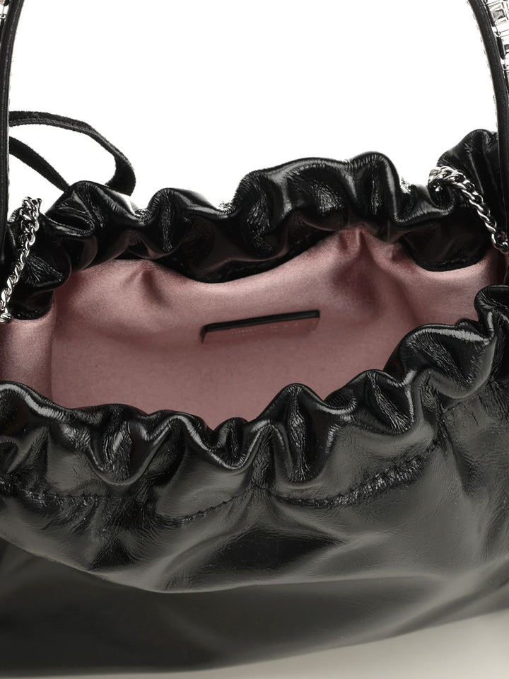 Jimmy Choo Mini Drawstring Bag Handbags - Nero | 3960dda11a103b1201fcf0adf38fb21ee969c25b