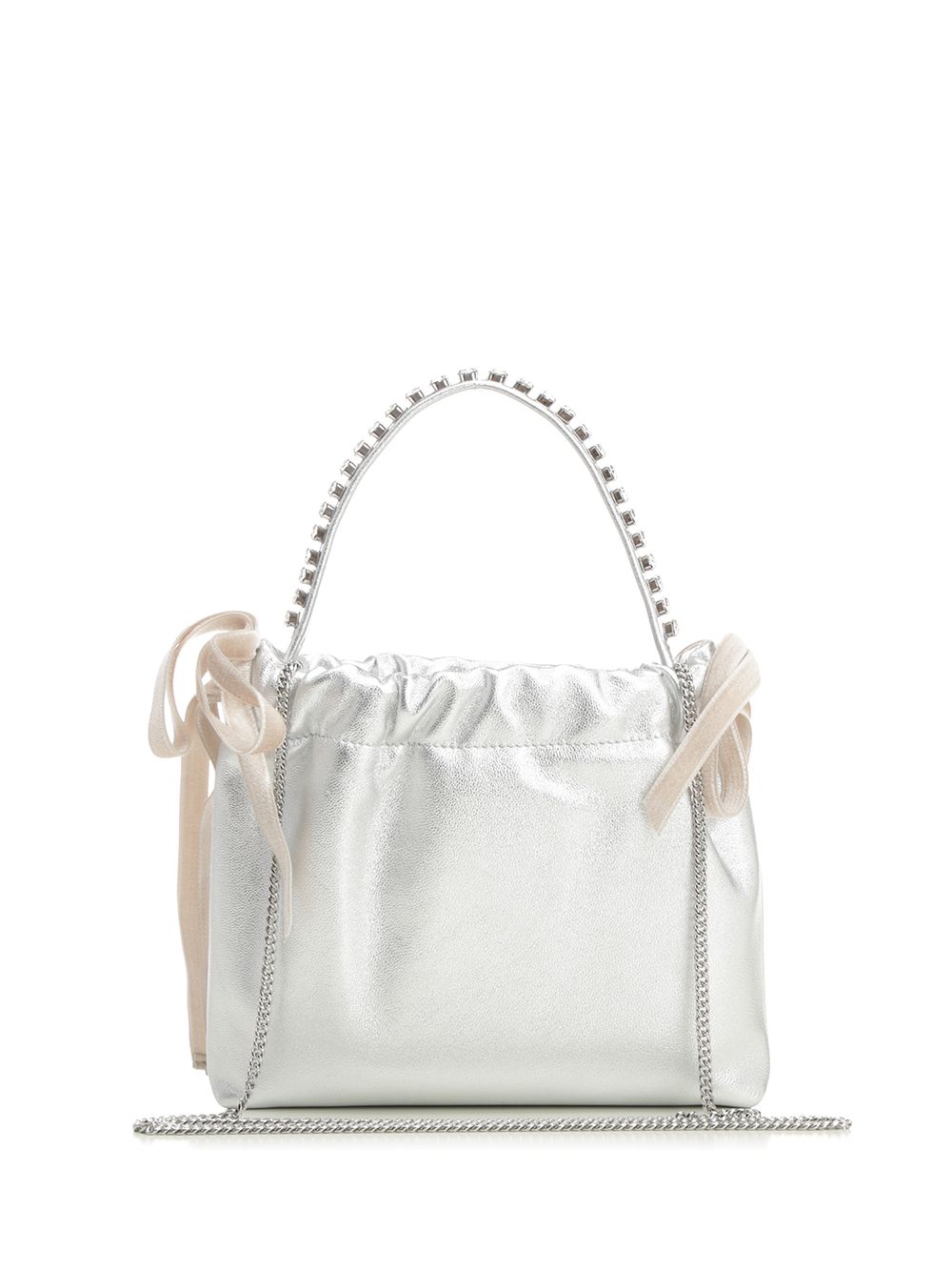 Jimmy Choo Mini Drawstring Bag Handbags - Silver | c5041f567f08dda2dc4f48b2f48c72d48bf4bfca