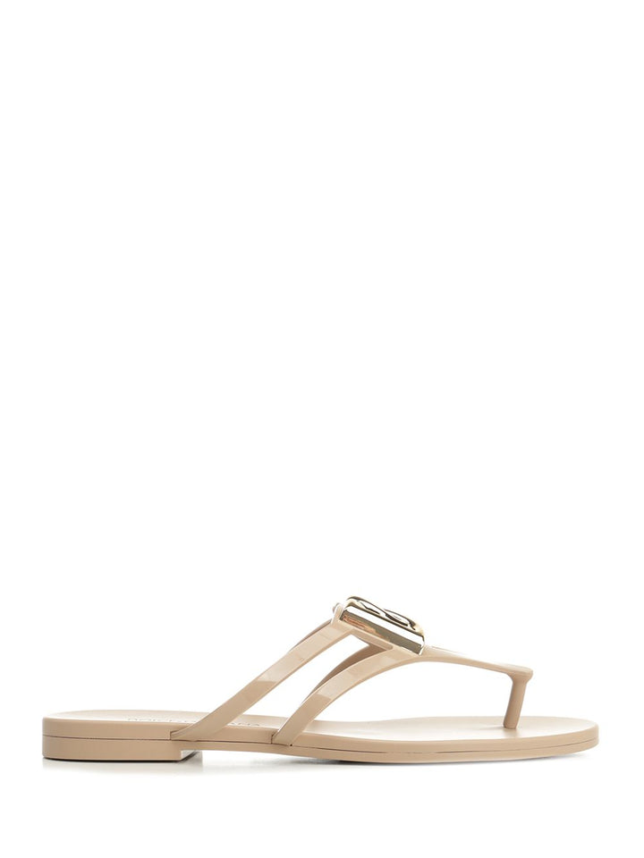 Dolce & Gabbana Rubber Flip-Flops Sandali - Rose | 59243b201a44cdd1037c55d1af4b38a3b0a4f2b6