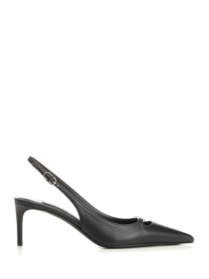 Dolce & Gabbana Slingback In Nappa Decollete - Nero | bb60c4051efb1735db5561f2b0c864484f98e06e