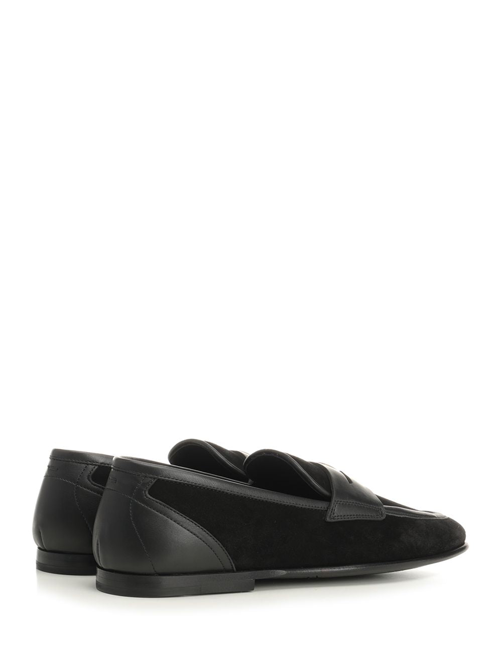 Dolce & Gabbana Ariosto Slipper Scarpe basse - Nero | 1a90fbfca446c586d5b5f95ecefcfe1d8c6e85aa
