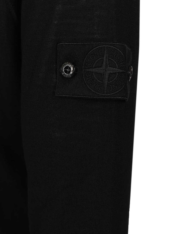 Stone Island Crew Neck Sweater Knitwear - Nero | bb8cecbfbee7e4a0713f2d69b72c660ddd7a8339