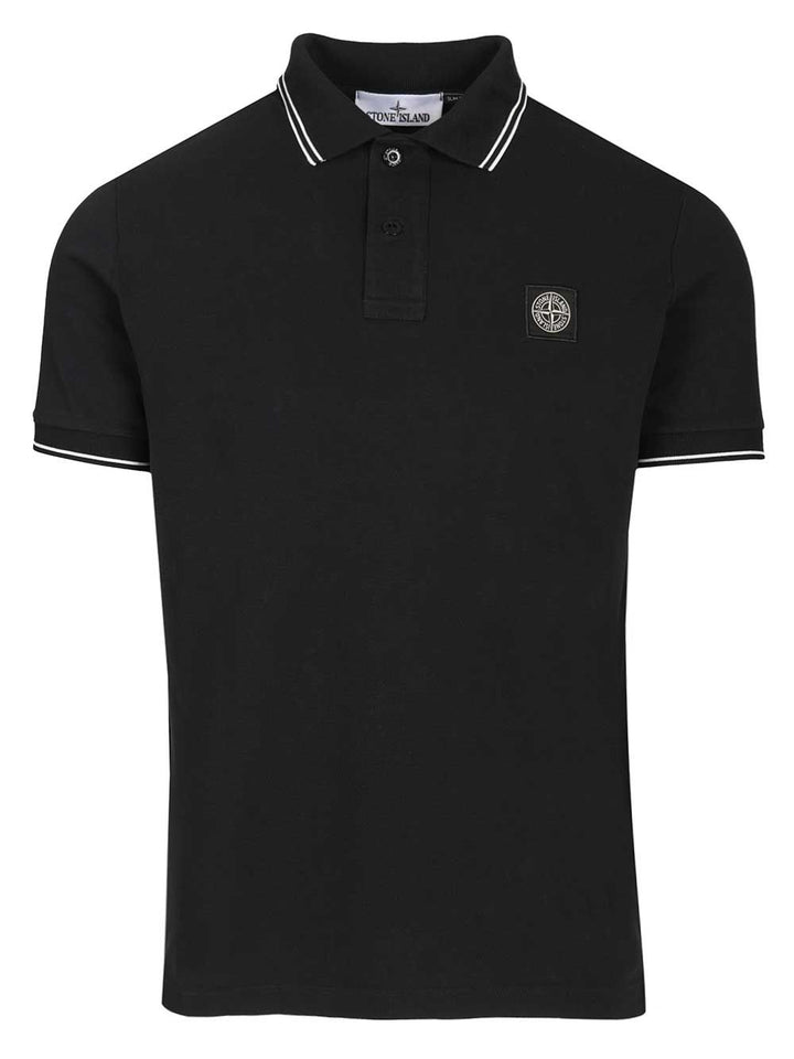 Stone Island Organic Cotton Polo shirt - Blu | 8d9f3574f795416b474b1e11ccd91b8322e8508c