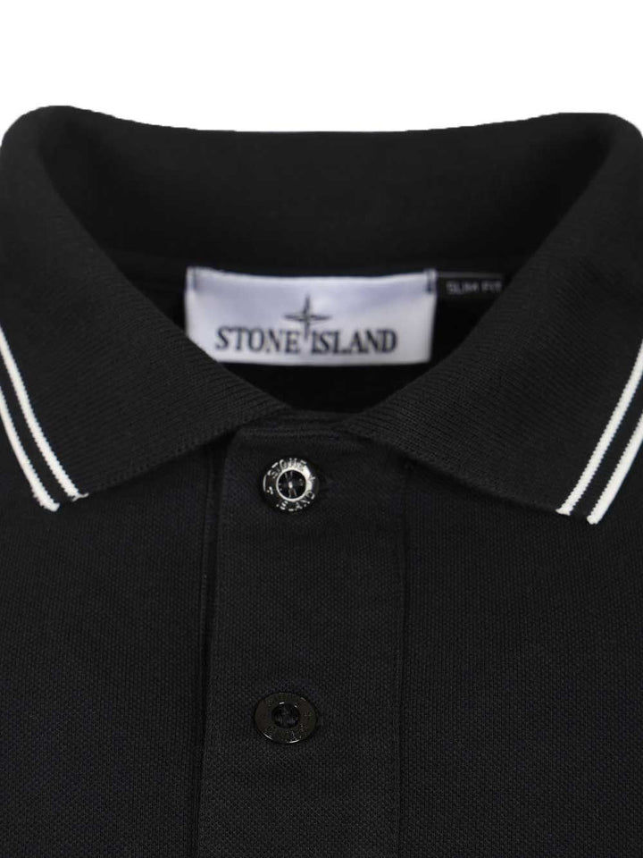 Stone Island Organic Cotton Polo shirt - Blu | 7d62c753551be46b84bb5af922c858a643ee0467