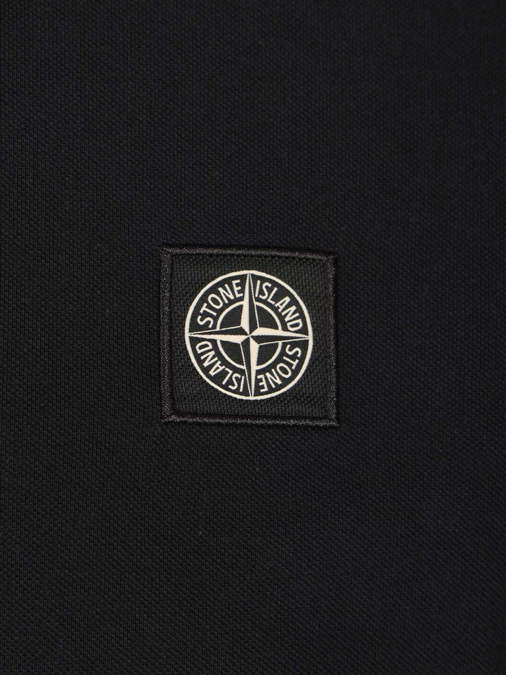 Stone Island Organic Cotton Polo shirt - Blu | 782715011d59753488175c8eb142fcd03f9d9b69