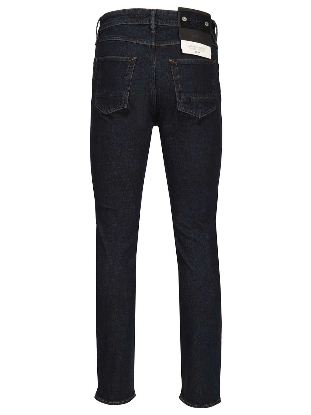 Stone Island Denim Research Stretch Jeans - Blu | bd351c4cb1c0bb335429d1ffe0ee0d401acd673f