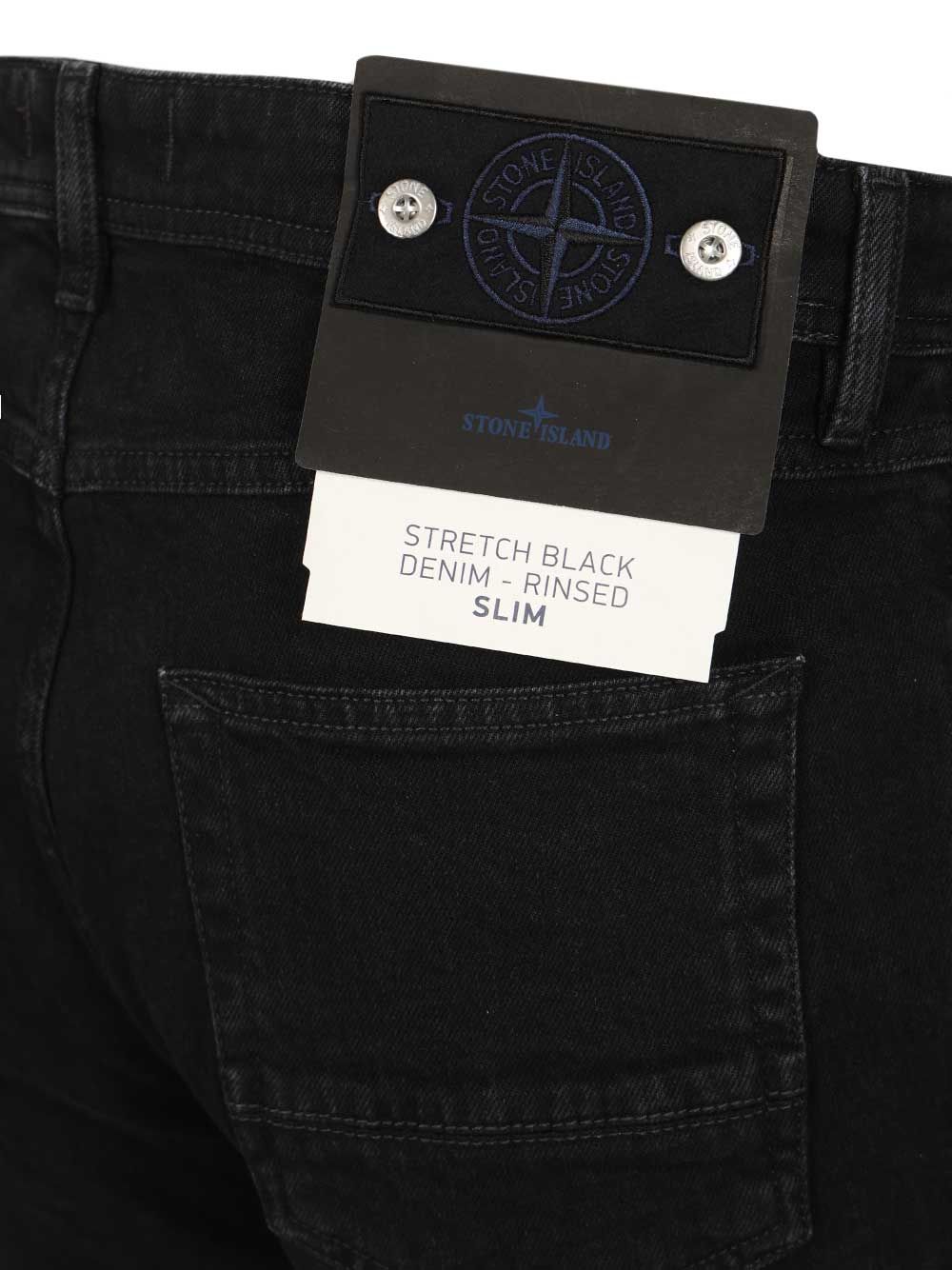 Stone Island Denim Research Stretch Jeans - Nero | 3f99594b183c9f238aa02ce0c20af09cc48c3731