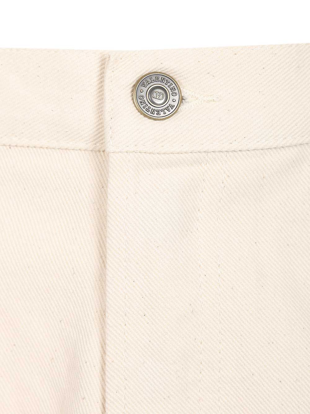 Valentino Garavani Vlogo Jeans - Bianco | 8cfa47fc562c03edae9c18040c63825fae1cf479