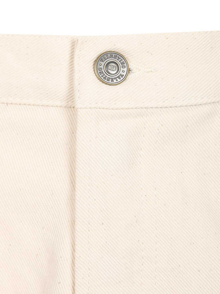 Valentino Garavani Vlogo Jeans - Bianco | 8cfa47fc562c03edae9c18040c63825fae1cf479