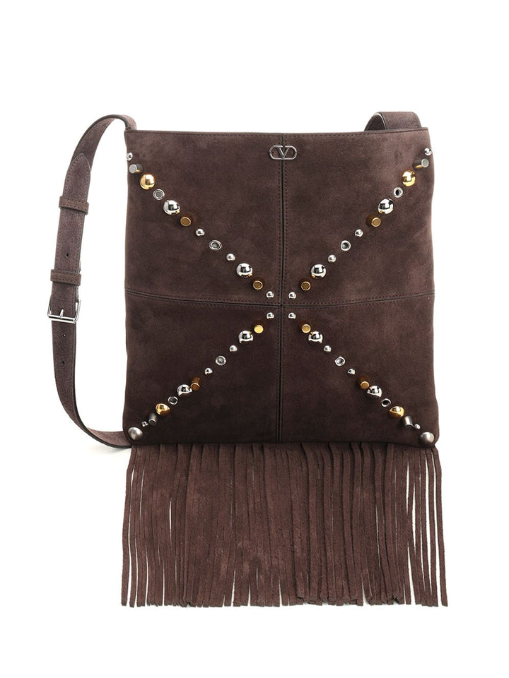 Valentino Garavani Nellcôte Shoulder Bags - Marrone | ed2b54f19753694f14614d2befbbee23e6b377c4