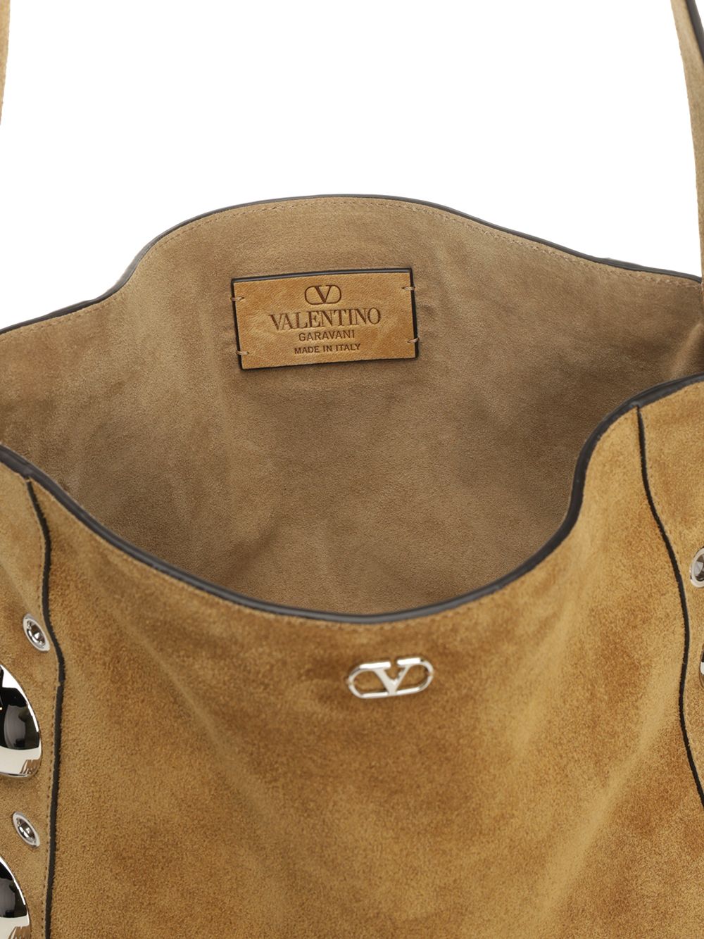 Valentino Garavani Nellcôte Shoulder Bags - Beige | 7220feef5bea66cbd8352d840f8ed1130ef9365c
