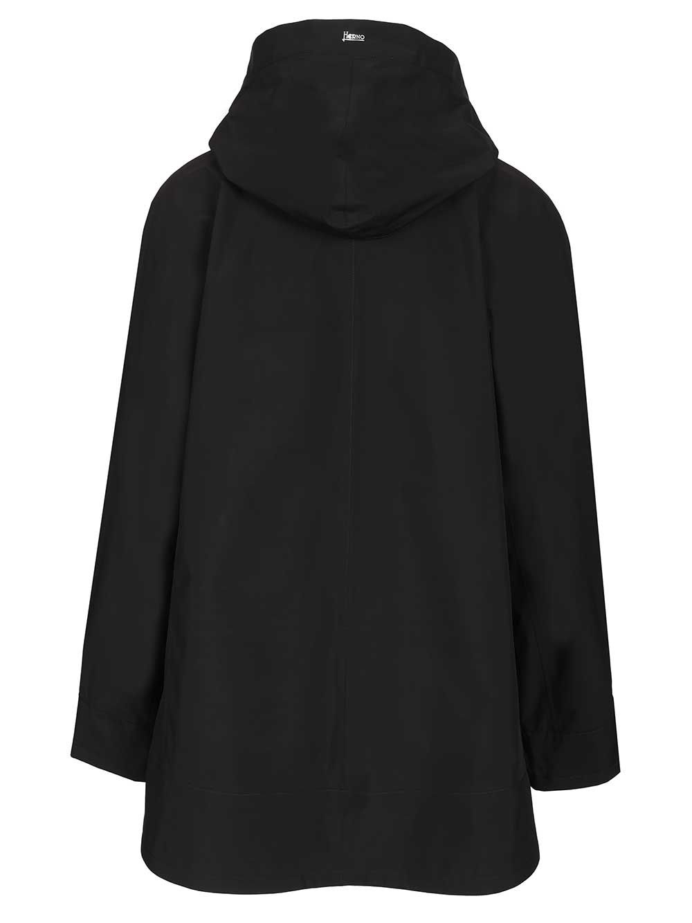 Herno A-Shape With 2-Layer Windstopper Hood Giacche - Nero | 77970668e1dea840df466d7e0fab1f2ae1adaedc