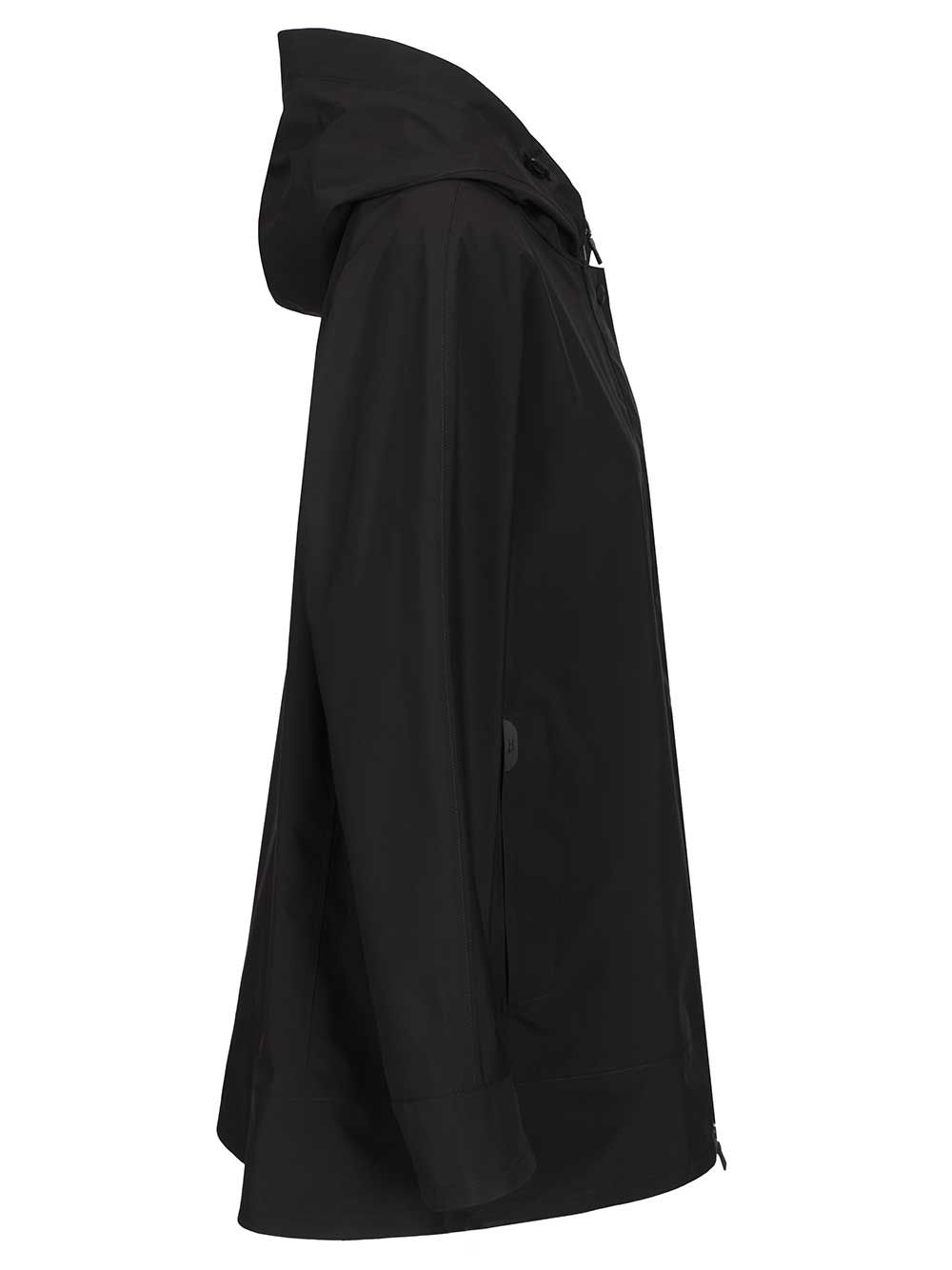 Herno A-Shape With 2-Layer Windstopper Hood Giacche - Nero | deb8e7cb9b9c2f4306535a9ea800ec42c35fc64e