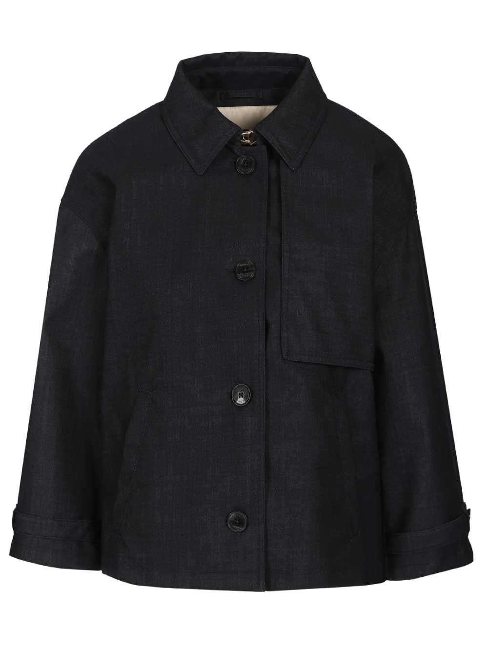 Herno Short Jkt Cotton Giacche - Blu | 10b44487a078148a9997b0983324308f6f3d178c