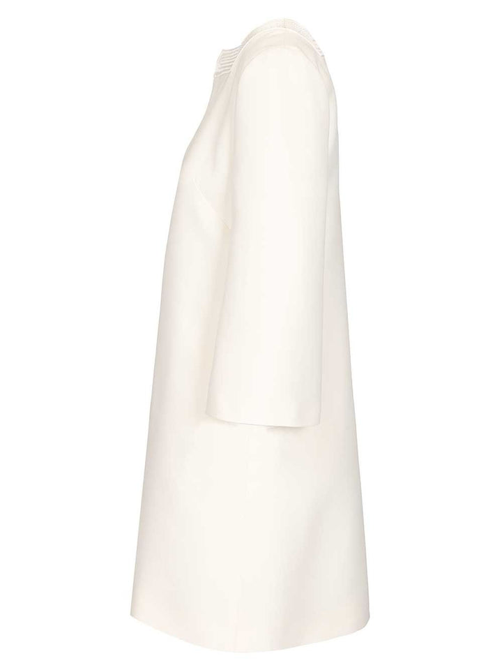 Valentino Garavani Short Crepe Couture Dress Abiti - Bianco | db2d30f488da46ea5c4f4832c94844bd9b3b07ca