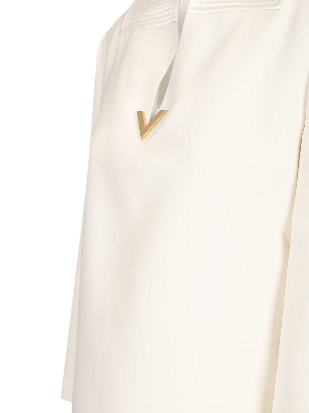 Valentino Garavani Short Crepe Couture Dress Abiti - Bianco | 3def4fa728e9e9398e6a0072b6736399fef99e44