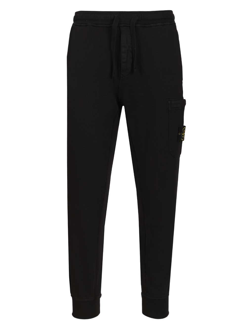 Stone Island Fleece Jogger Pants Trousers - Nero | 6b939fcf5abc4a3bbb37bfb8db20344895b2c331