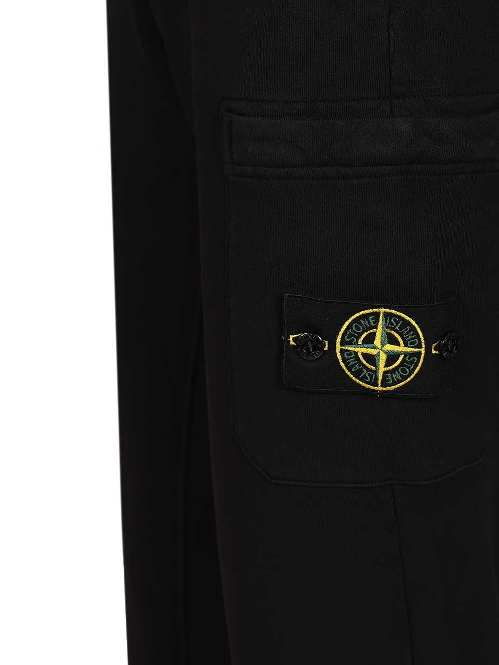 Stone Island Fleece Jogger Pants Trousers - Nero | d8a91d930a7adff88ae36946cac187db2eb235bd