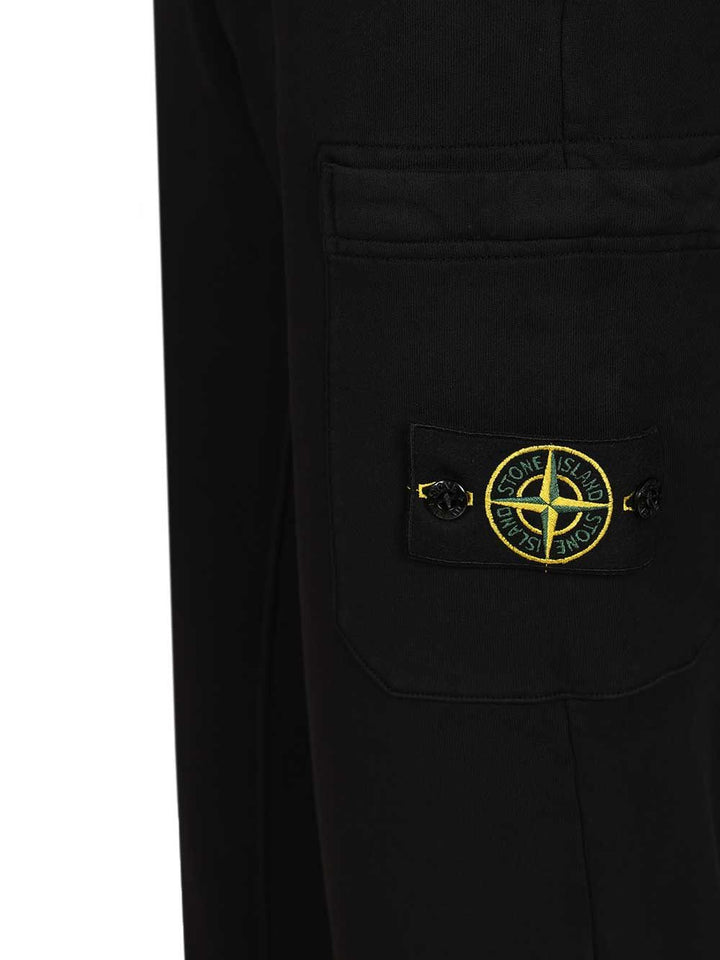 Stone Island Fleece Jogger Pants Trousers - Nero | d8a91d930a7adff88ae36946cac187db2eb235bd