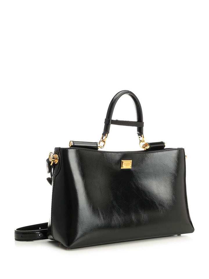 Dolce & Gabbana Vittorio Leather Bag Shoulder Bags - Nero | 0008c4039ed6e4ecdb946d250ba8e2b63182143d