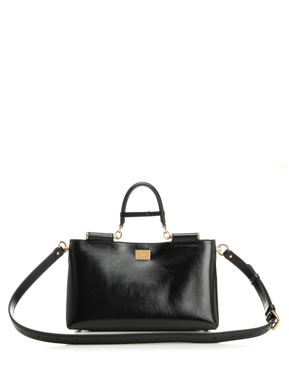 Dolce & Gabbana Vittorio Leather Bag Shoulder Bags - Nero | e3fb796d34077bace4ee79f3a491a4aadd2ab74d