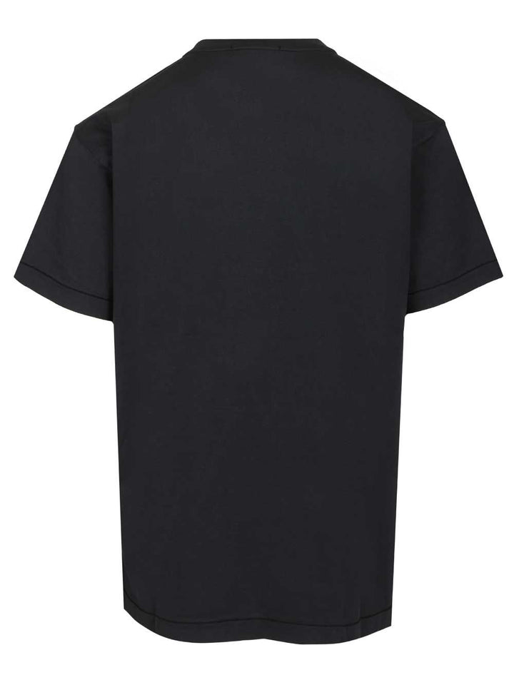 Stone Island Cotton Jersey T-Shirt - Blu | d67309a8f1a47e1580c857a62e48d584116ef596