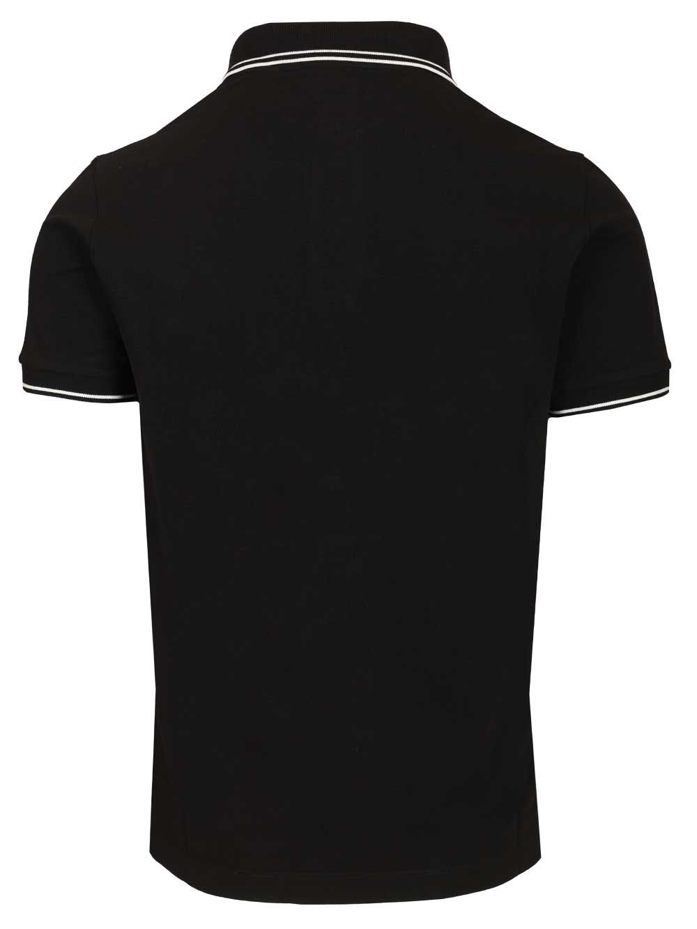 Stone Island Organic Cotton Polo shirt - Nero | 9c06cf4a8bda8c74aab621b349bf3faba533ed3e