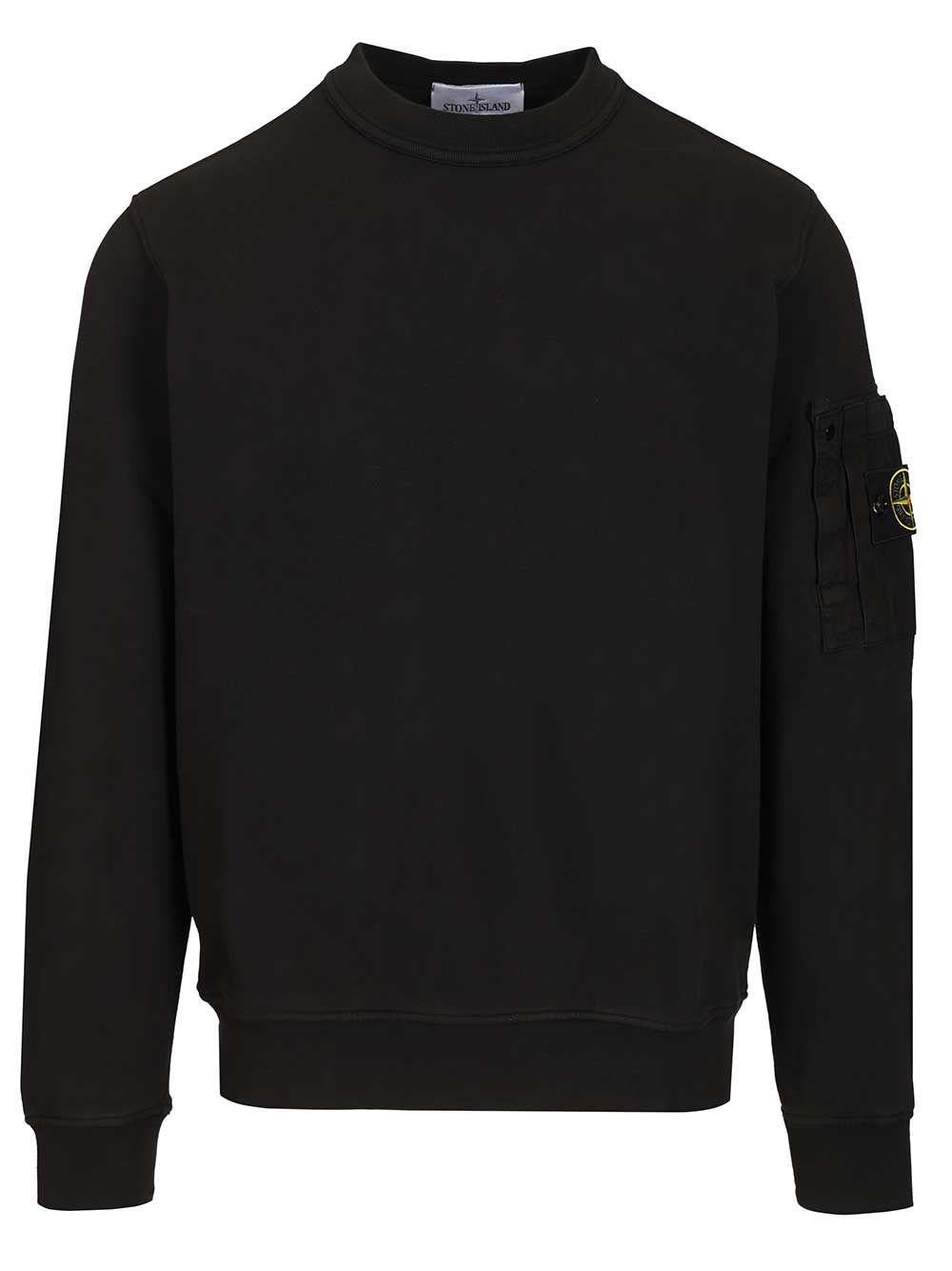 Stone Island Crewneck Sweatshirt Sweatshirts - Nero | 1792b182333b4d11499872626bb97579caeea461