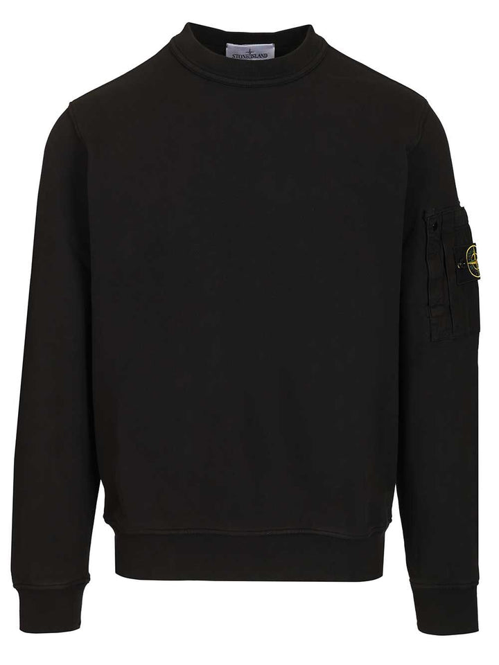 Stone Island Crewneck Sweatshirt Sweatshirts - Nero | 1792b182333b4d11499872626bb97579caeea461