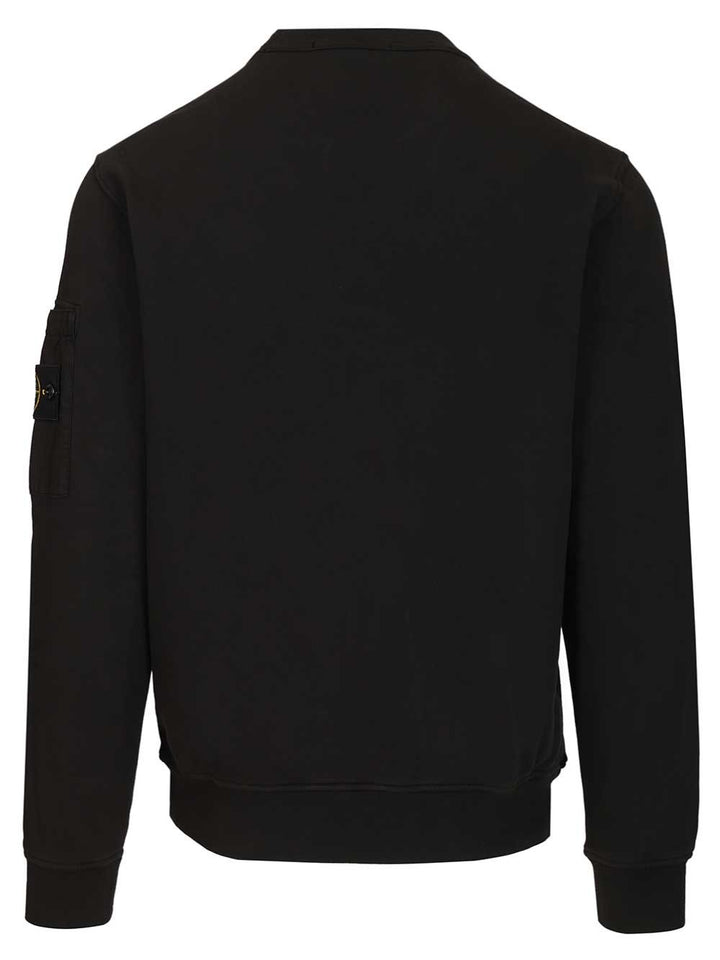 Stone Island Crewneck Sweatshirt Sweatshirts - Nero | 19851b3a5b19914327c844b6ef2a499b477eb812