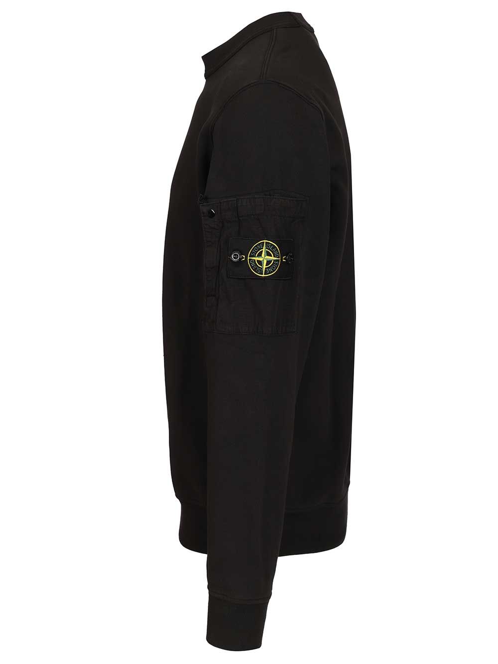 Stone Island Crewneck Sweatshirt Sweatshirts - Nero | e3c21cbe5cab9b1d9e8c3af791c8b7ba126a4ad6