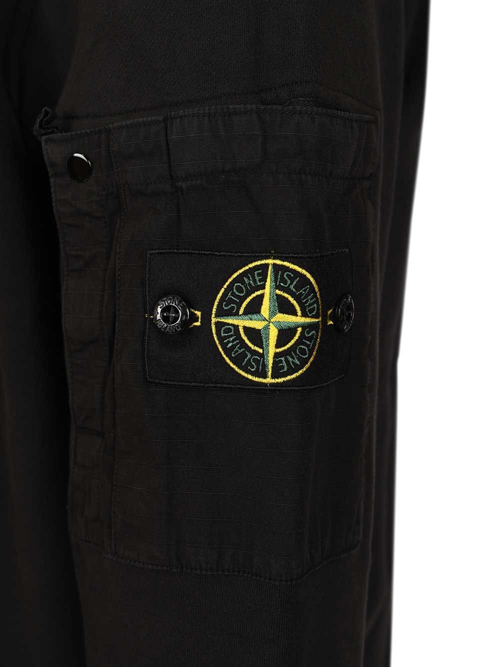 Stone Island Crewneck Sweatshirt Sweatshirts - Nero | ecc7137ad01160bb7ac3d62b1dea93ab4382e917