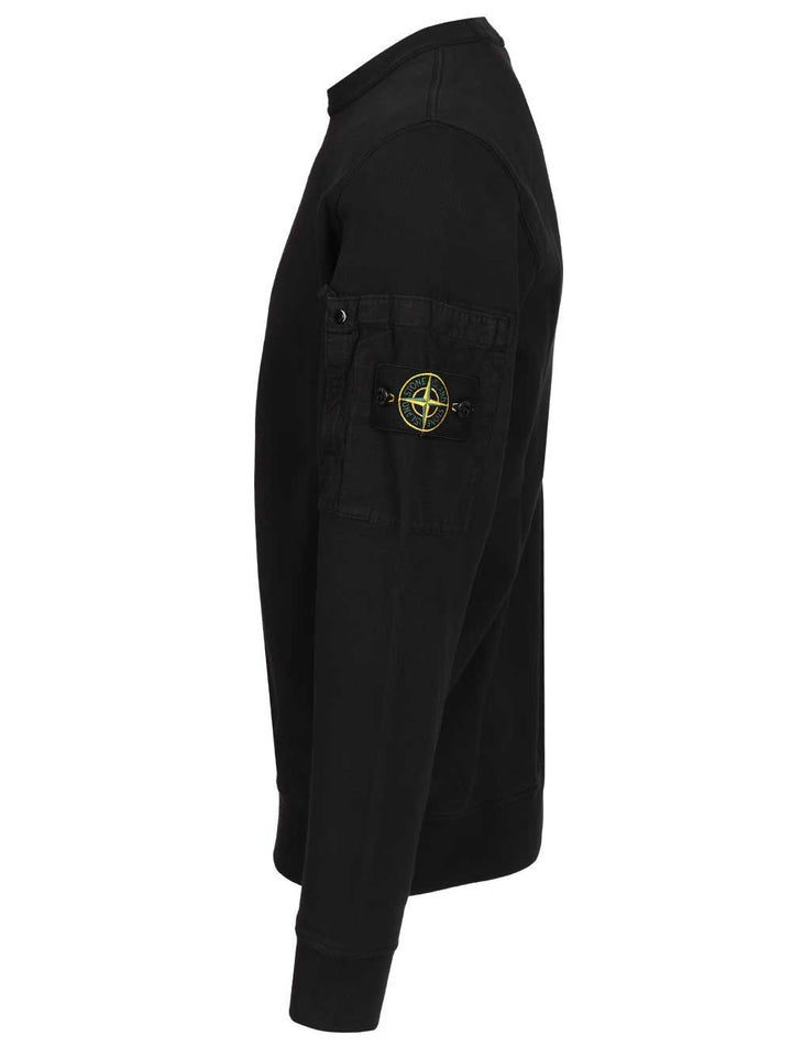 Stone Island Crewneck Sweatshirt Sweatshirts - Blu | d856d3c0a16b255f5394c36d49ebfa8022957142