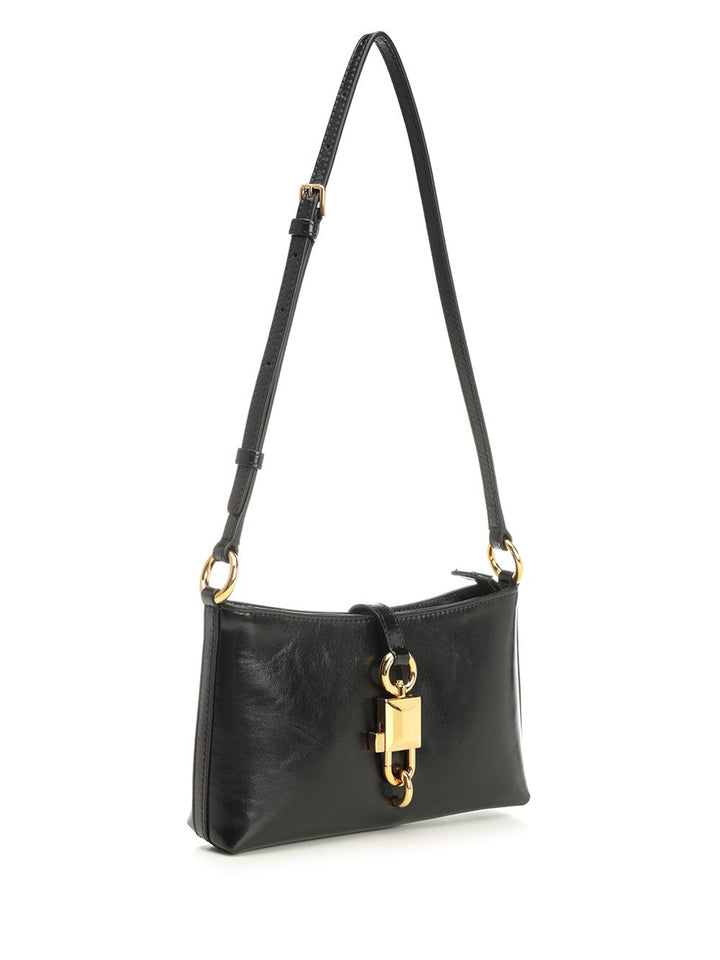 Dolce & Gabbana Lock Shoulder Bag Shoulder Bags - Nero | bbc1b45e78c3a530014551bd9a9924cd57711a20