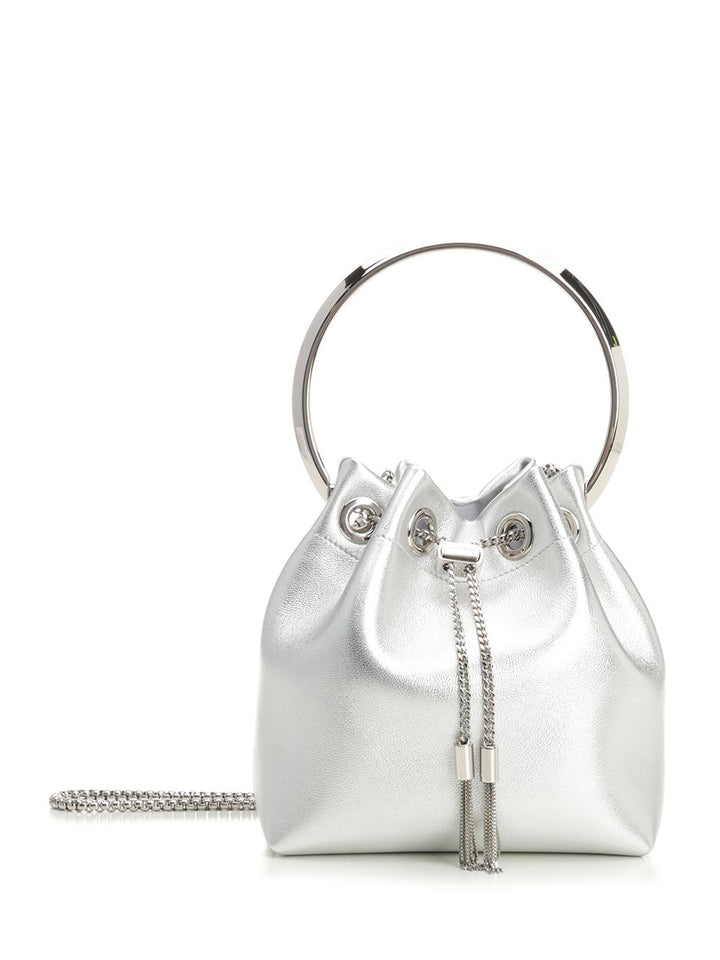 Jimmy Choo Bon Bon Handbags - Silver | 138faace460acb8aea9422a4289ea53cc18dd5e1
