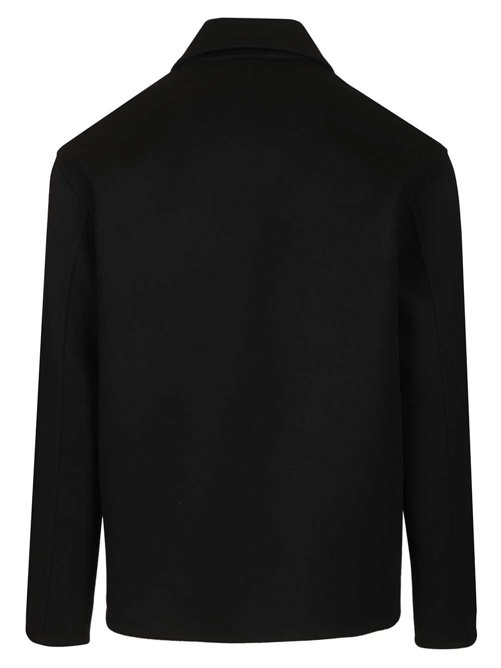 Loewe Wool And Cashmere Workwear Jacket Giacche - Nero | b3b05994d499ebd0d96169868909e51e271e628f