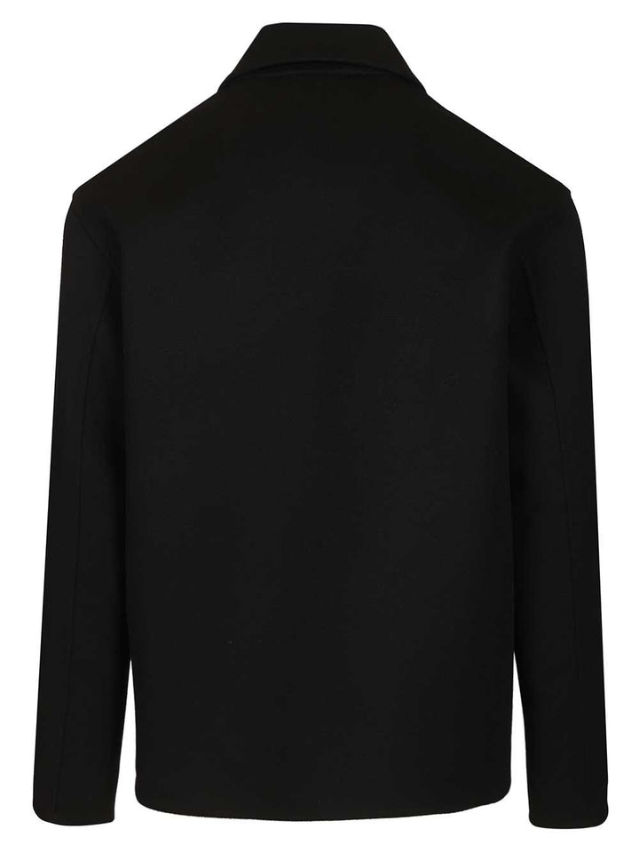 Loewe Wool And Cashmere Workwear Jacket Giacche - Nero | b3b05994d499ebd0d96169868909e51e271e628f