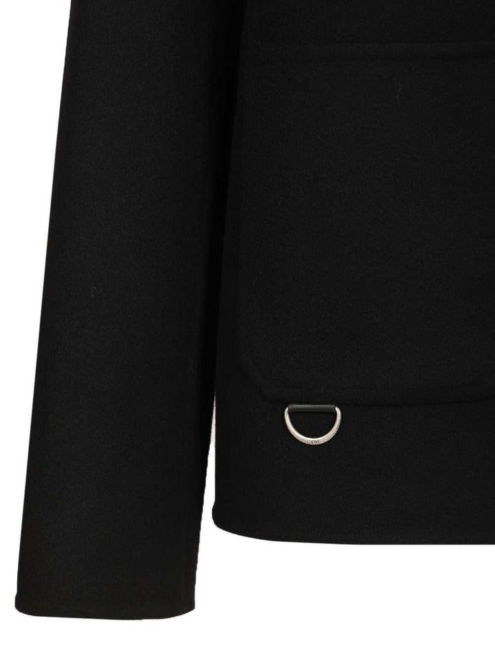 Loewe Wool And Cashmere Workwear Jacket Giacche - Nero | db57ad1c0ba939cae712d3702432e272adf8d622