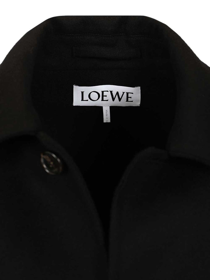 Loewe Wool And Cashmere Workwear Jacket Giacche - Nero | 7e94db4f30a2e8fec10dc548642c6aa63647ccba