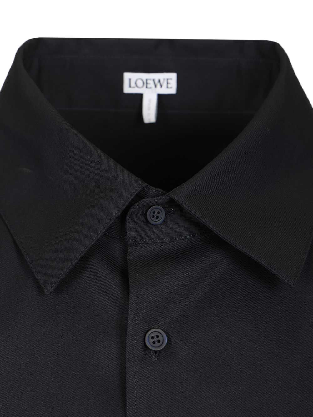 Loewe Cotton Twill Shirt Shirts - Blu | e4a7f53931f5db11d4ba7b5a335eeffdb19013f7