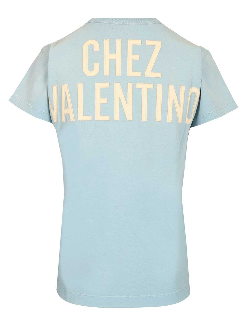 Valentino Garavani Panther T-Shirt - Light blue | efcdcb185c85ff3d7137f322d7456f3d525d5644