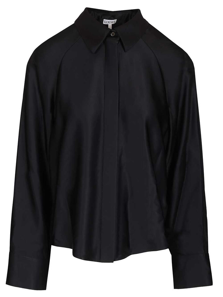 Loewe Cape Shirt Shirts - Blu | e70b4ad71c1294efc892d8f29e7f2f7cd35e0ca5