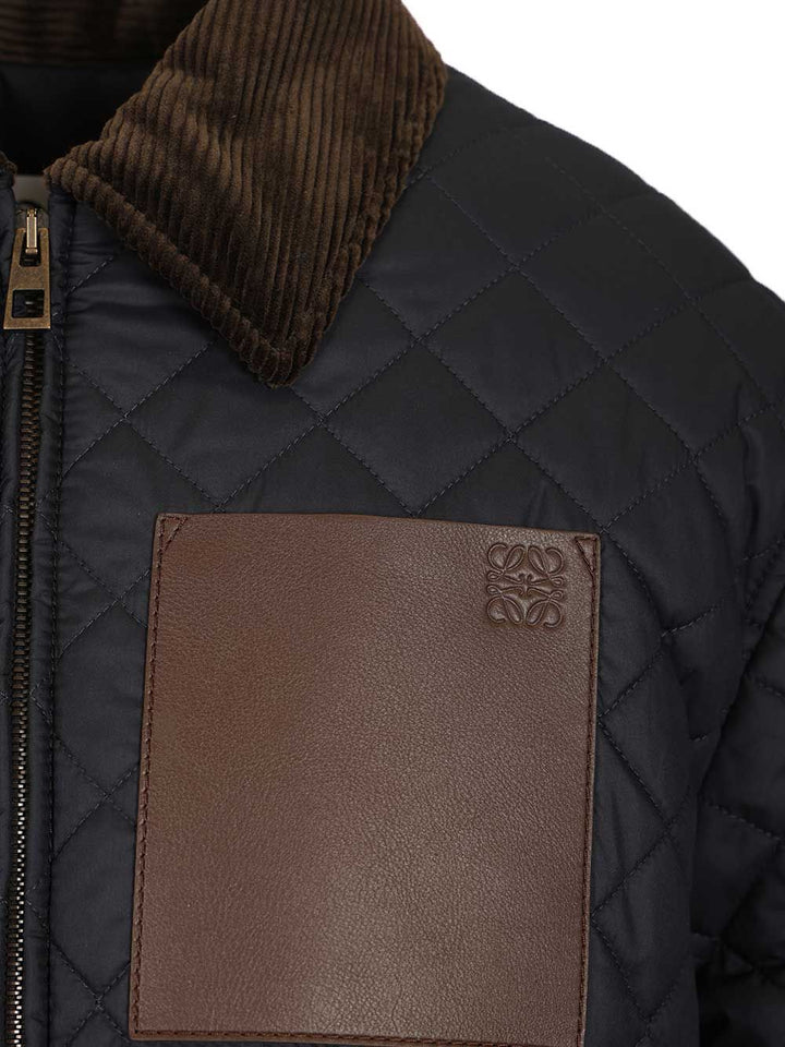 Loewe Short Jacket In Technical Fabric Giacche - Blu | b290418c313a1e106b6063627a967617f0bd0b6f
