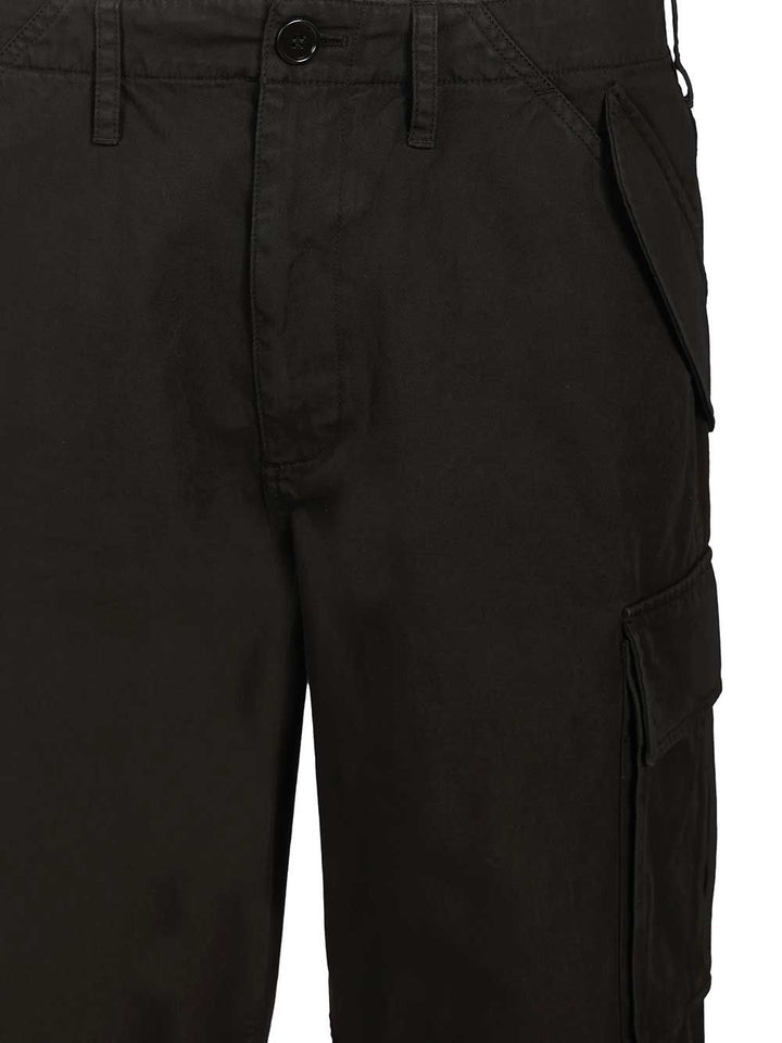 Burberry Cargo  Crafted From Cotton Twill Trousers - Nero | be611a8b65f4820f5dcfbfd87c7cc5927771cdb3